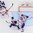OSTRAVA, CZECH REPUBLIC - MAY 6: Slovakia's Tomas Surovy #43 gets the puck past Norway's Lars Haugen #30 to score Team Slovakia's first goal of the game during preliminary round action at the 2015 IIHF Ice Hockey World Championship. (Photo by Richard Wolowicz/HHOF-IIHF Images)

